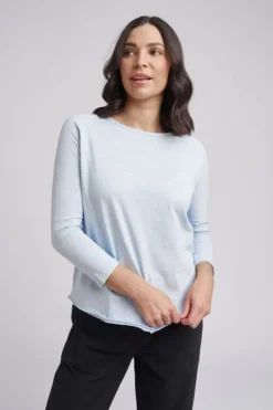 Cloth Paper Scissors Demi Tee In Blue