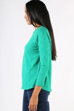 Cloth Paper Scissors Demi Tee In Green