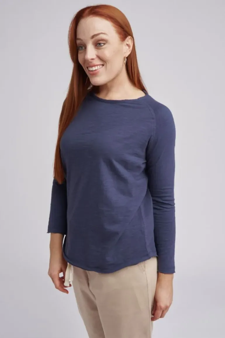Cloth Paper Scissors Demi Tee In Navy