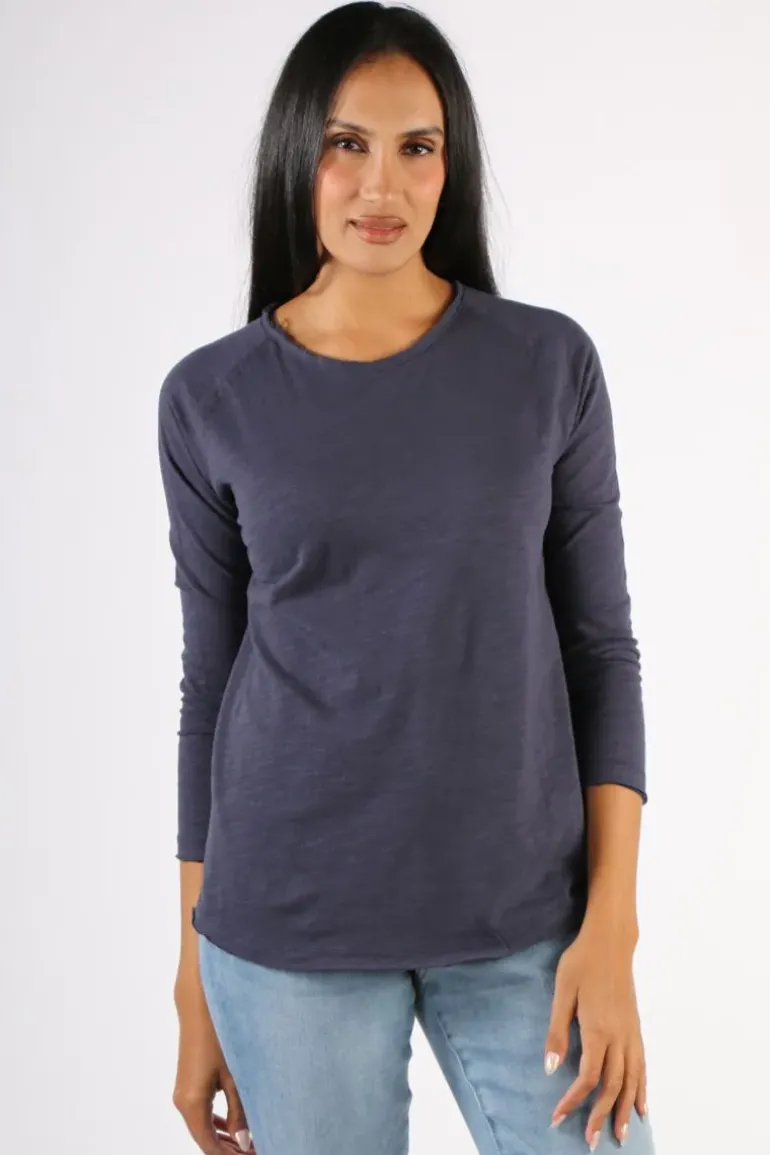 Cloth Paper Scissors Demi Tee In Navy