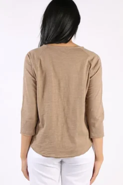 Cloth Paper Scissors Halle Tee In Twig