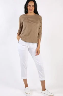 Cloth Paper Scissors Halle Tee In Twig