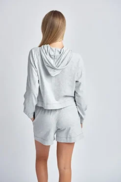 Cloth Paper Scissors Hoodie In Grey