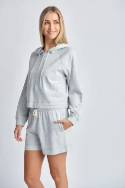 Cloth Paper Scissors Hoodie In Grey