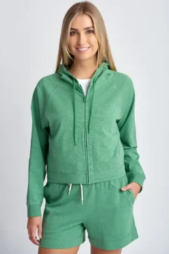Cloth Paper Scissors Hoodie In Green
