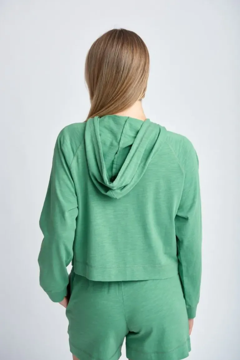 Cloth Paper Scissors Hoodie In Green