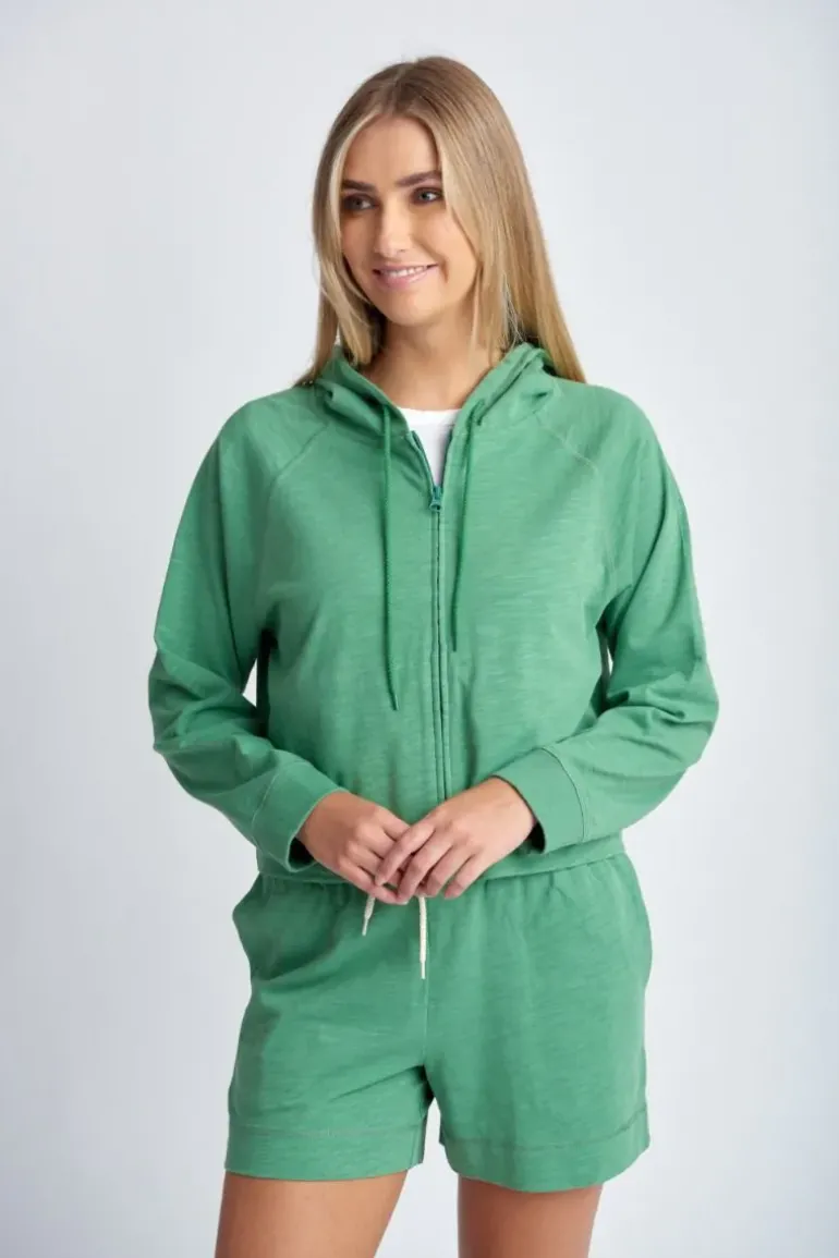 Cloth Paper Scissors Hoodie In Green