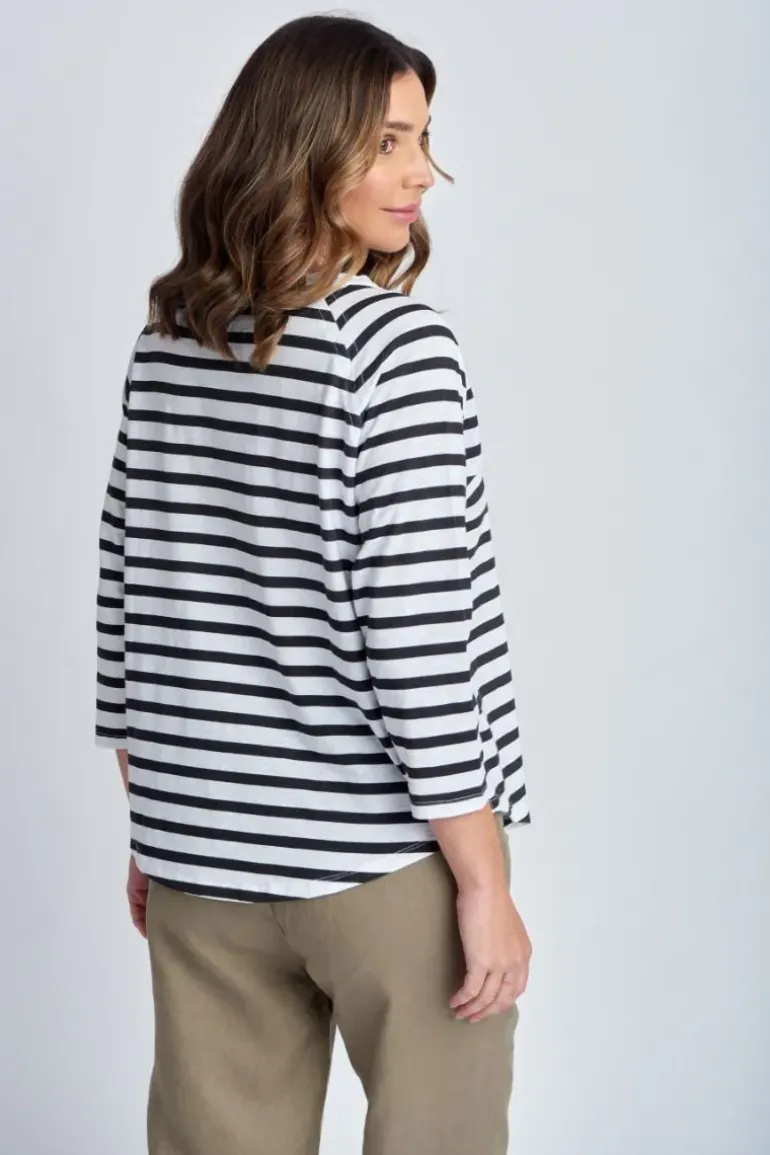 Cloth Paper Scissors Raglan Tee In Black