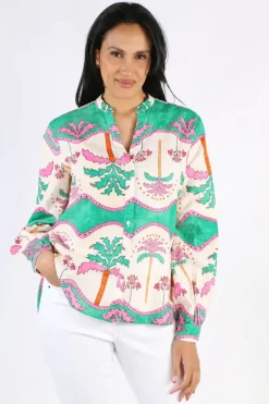 Cloth Paper Scissors Stripe Shirt In Green
