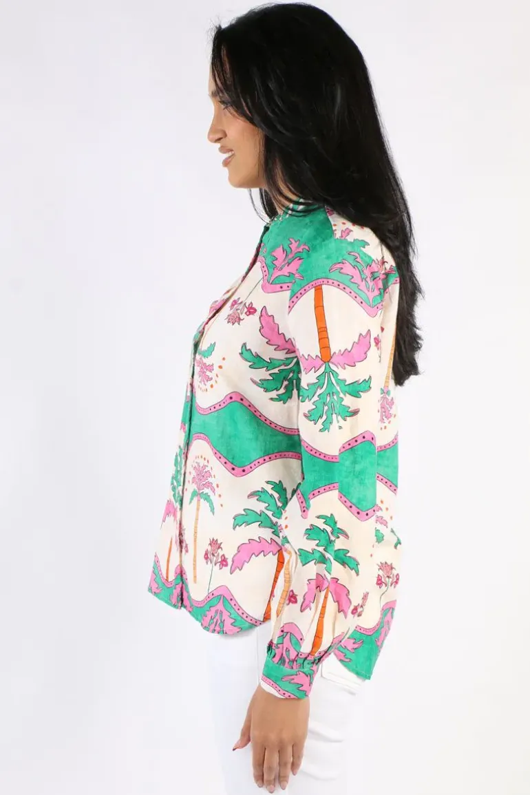 Cloth Paper Scissors Stripe Shirt In Green
