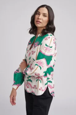 Cloth Paper Scissors Stripe Shirt In Green