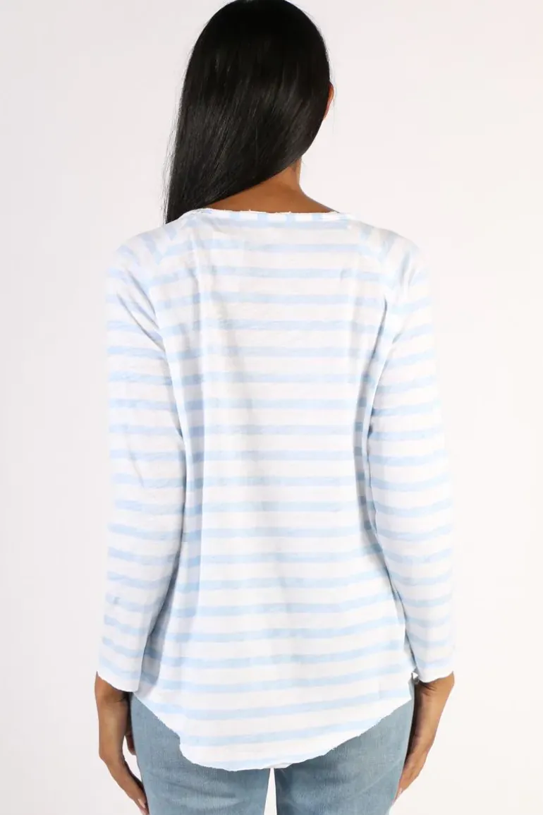 Cloth Paper Scissors Taylor Tee In Blue