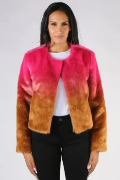 Coop Crazy Fur You Coat Pink