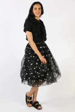 Coop I Love You Tutu Skirt In Black