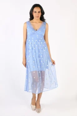 Coop Those Were The Daisies Dress In Blue