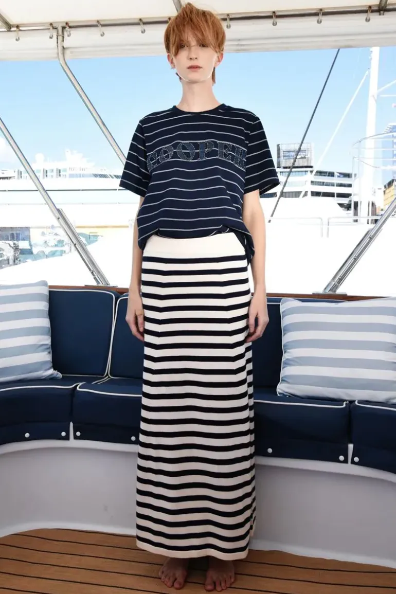 Cooper Hop Skirt Jump Skirt In Stripe