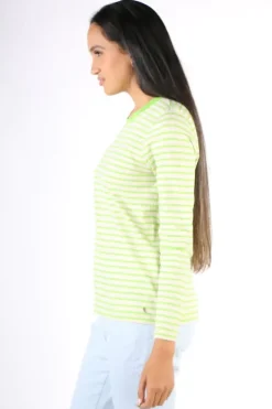 Coster Striped T-Shirt In Green