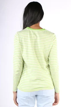 Coster Striped T-Shirt In Green
