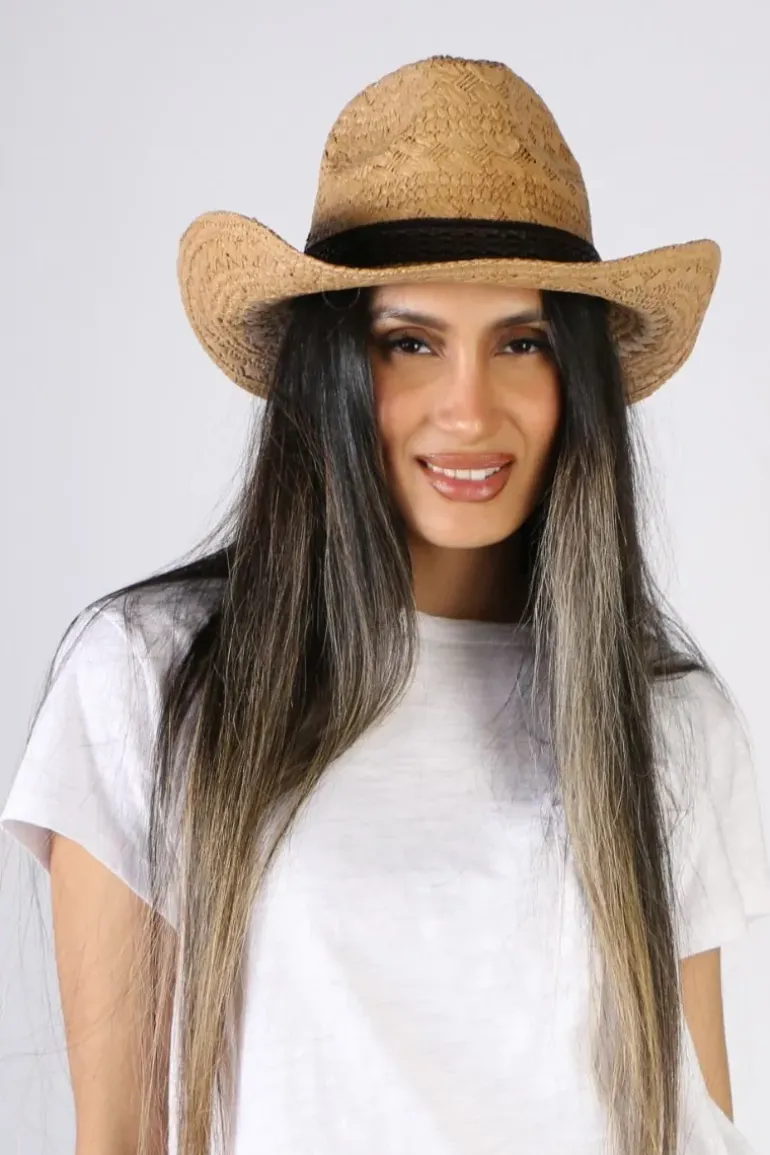 Cowboy Hat By Cherry Red In Toast