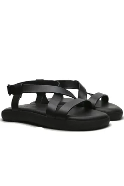 Crossover Sandal By Antichi Romani In Black