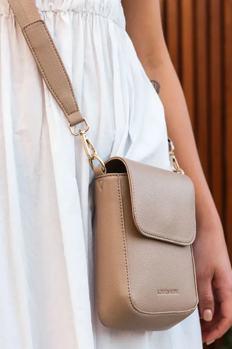 Cuba Phone Bag Bu Louenhide In Stone