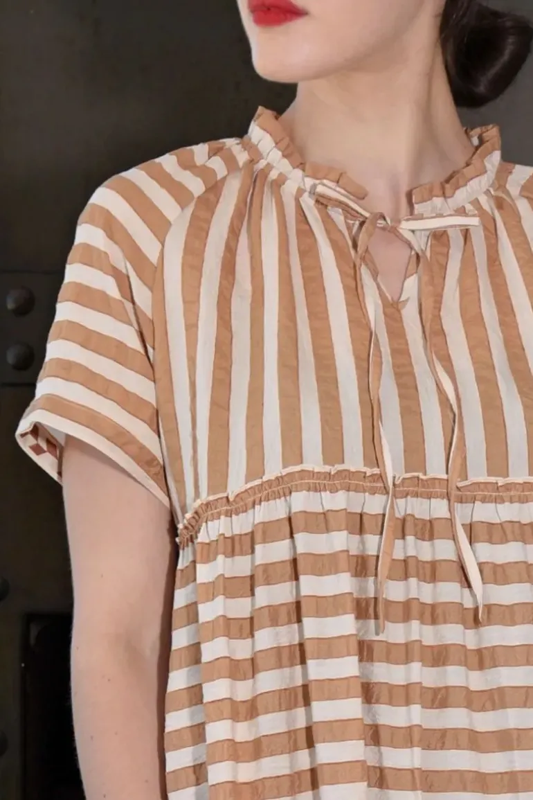 Curate A New Journey Dress In Coffee
