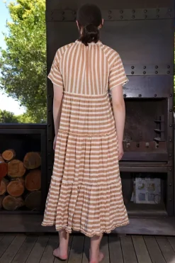 Curate A New Journey Dress In Coffee