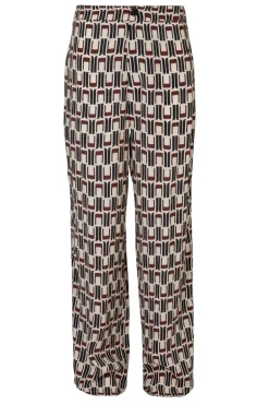 Curate Deep Pockets Wide Leg Pants In Print