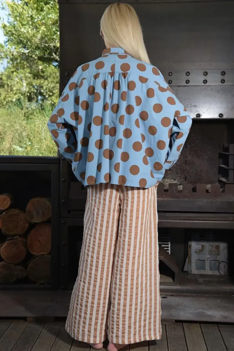 Curate Half Cut Pant In Coffee