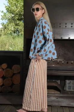 Curate Half Cut Pant In Coffee
