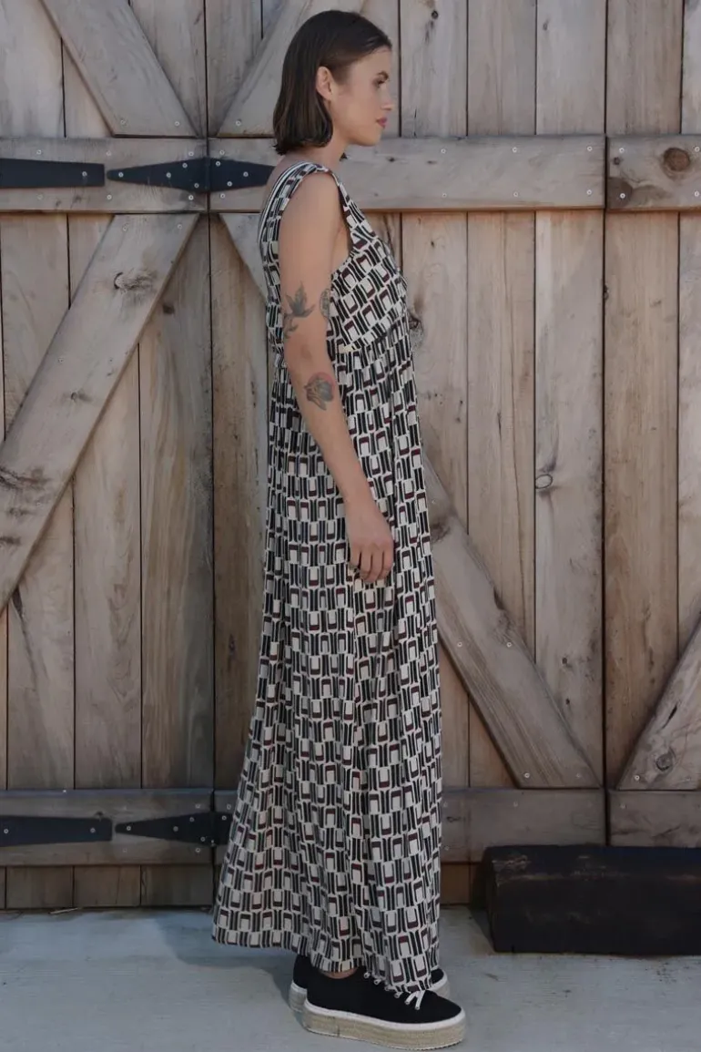 Curate Show Your Stripes Dress In Print