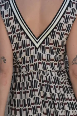 Curate Show Your Stripes Dress In Print