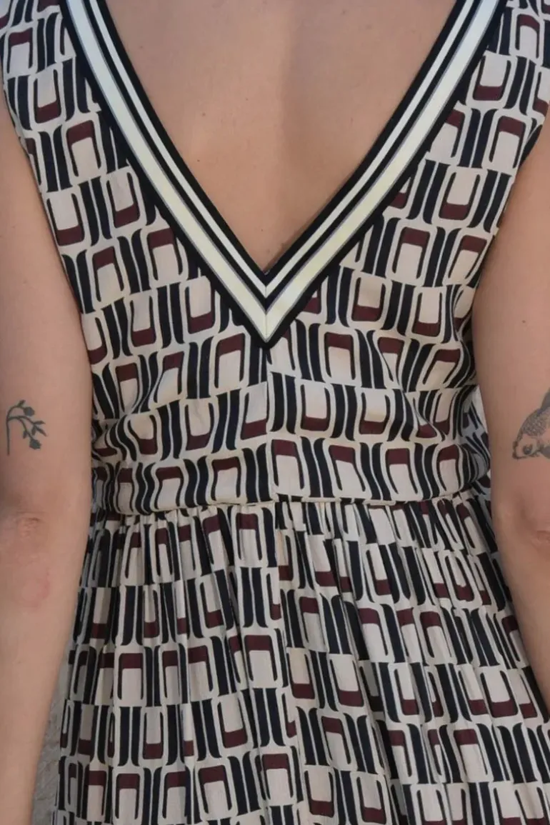 Curate Show Your Stripes Dress In Print