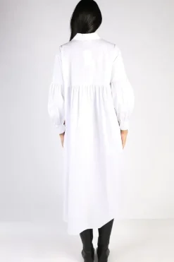 Curate Thread Lightly Dress In White