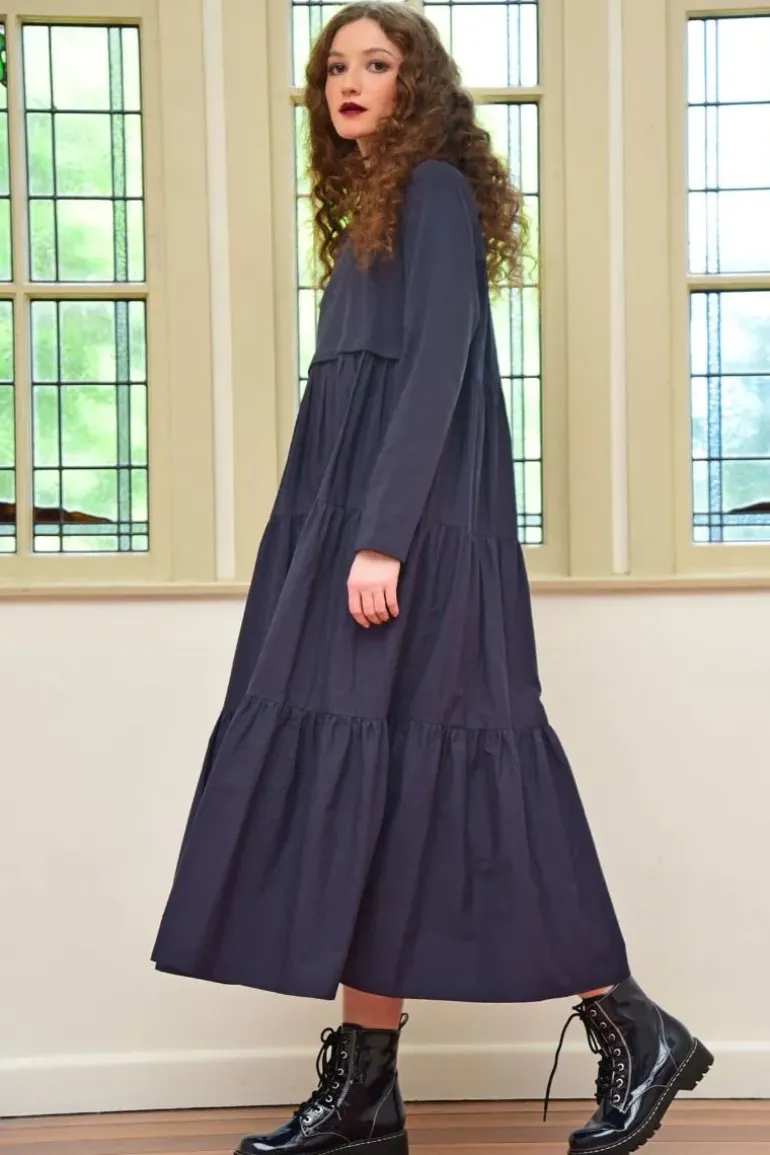 Curate Too Easy Dress In Navy