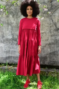 Curate Too Easy Dress In Red