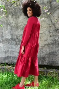 Curate Too Easy Dress In Red