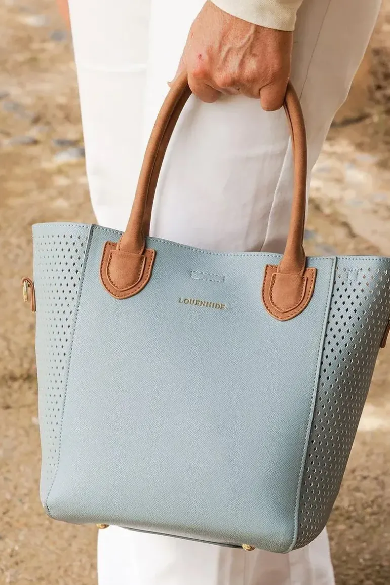 Dublin Tote Bag By Louenhide In Wedgewood