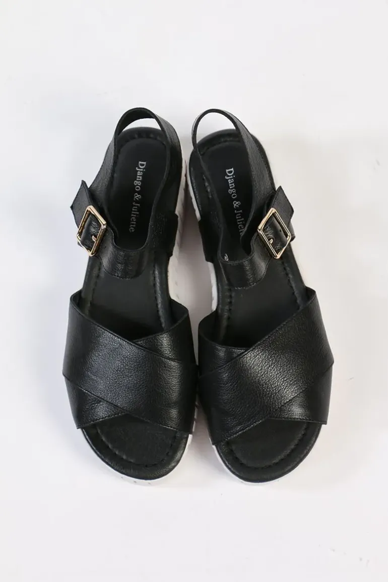 Eamon Sandal By Django & Juliette In Black