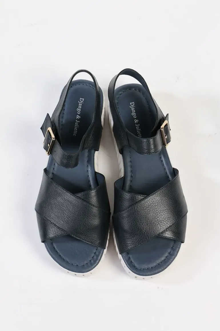 Eamon Sandal By Django & Juliette In Navy