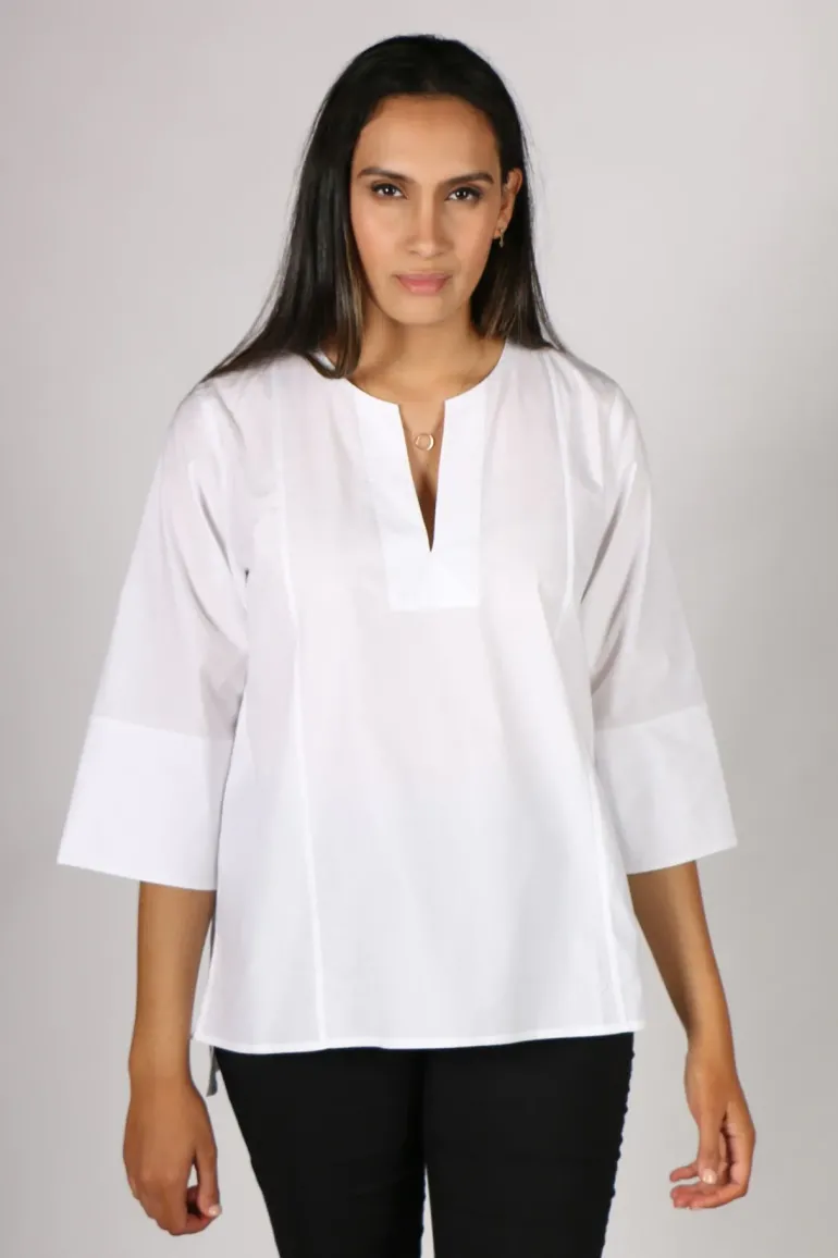 Ellie Top In White By Bagruu