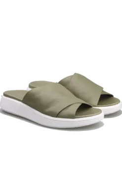 Elvina Slide In Khaki By Django & Juliette