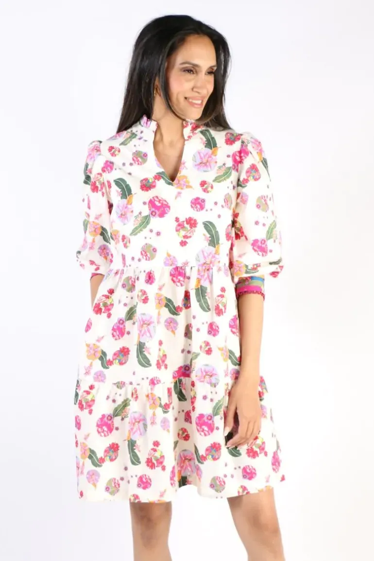 Emily Lovelock Circle Of Life Dress In Ivory