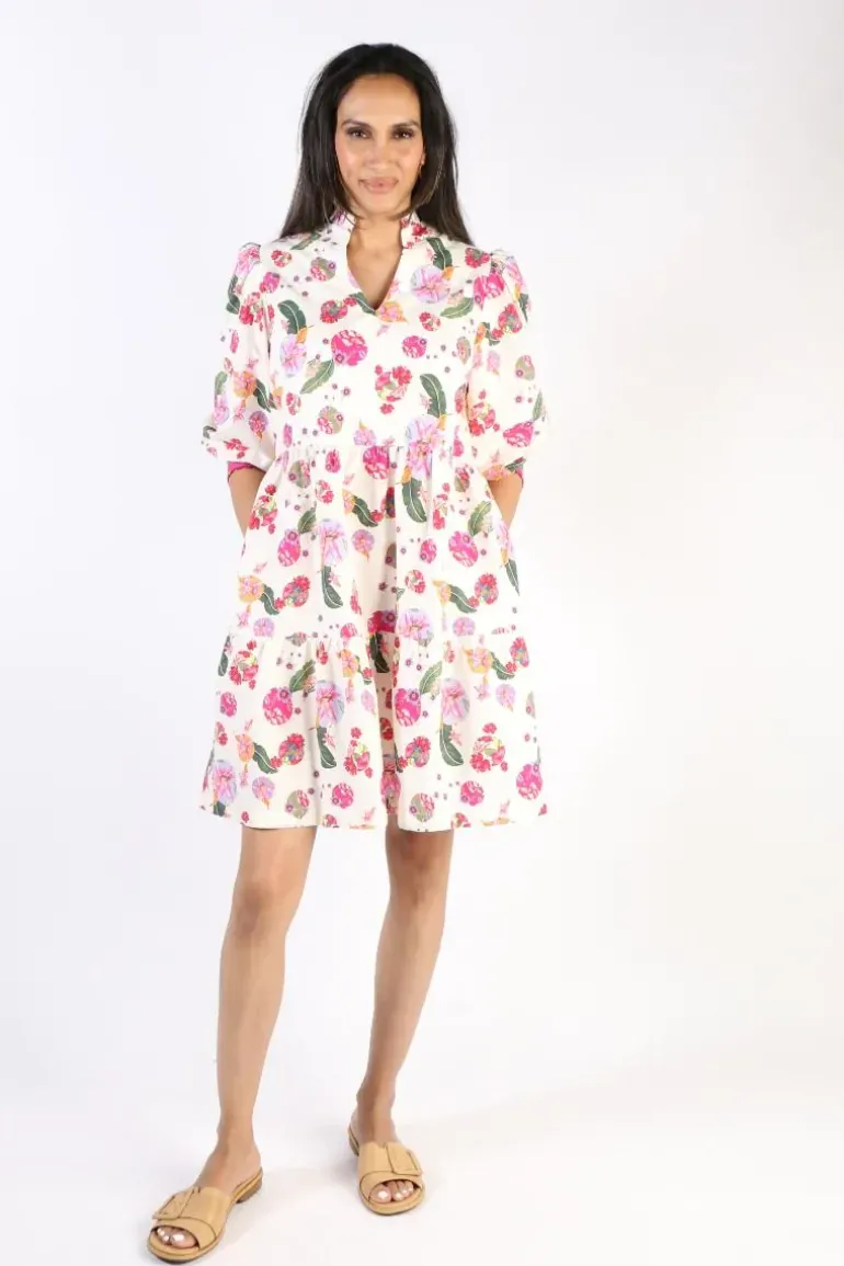 Emily Lovelock Circle Of Life Dress In Ivory