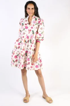 Emily Lovelock Circle Of Life Dress In Ivory