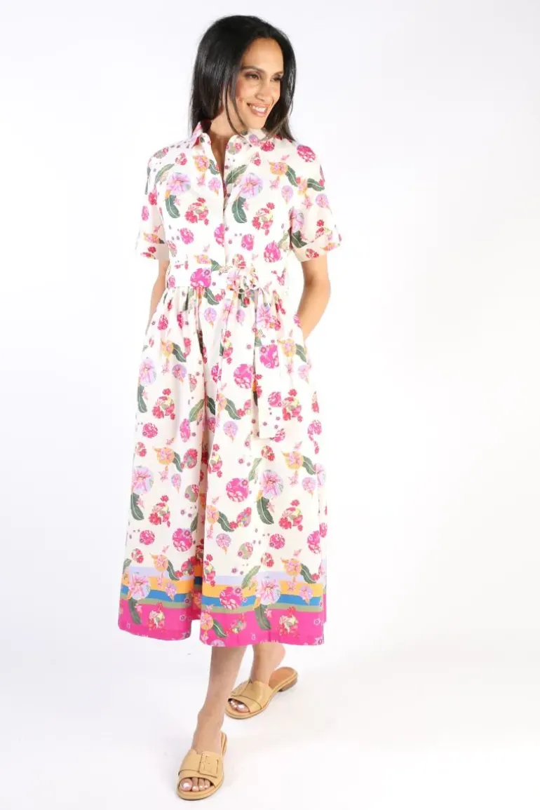Emily Lovelock Fifties Dress In Ivory