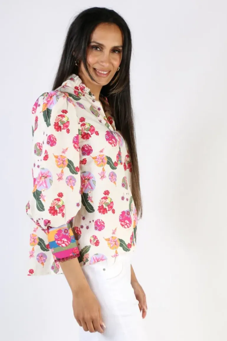 Emily Lovelock Liberty Shirt In Ivory