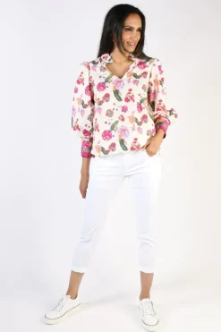 Emily Lovelock Liberty Shirt In Ivory