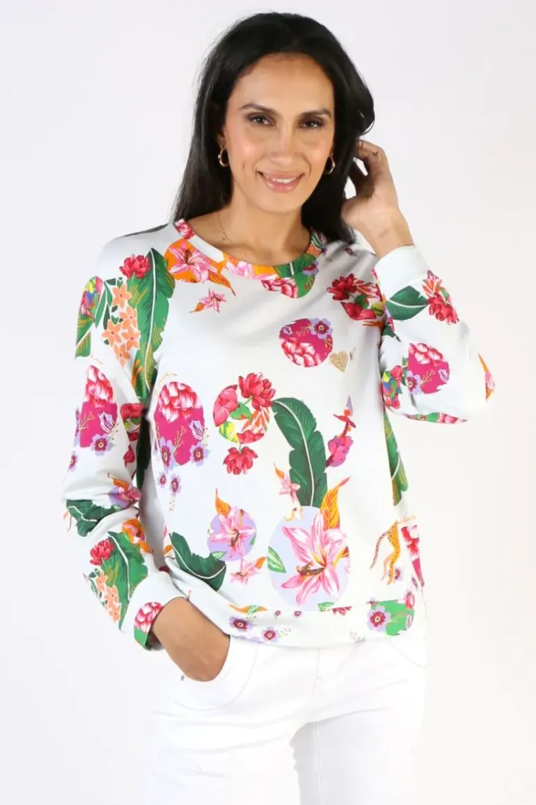 Emily Lovelock Terry Top In Ivory