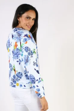Emily Lovelock Terry Top In White